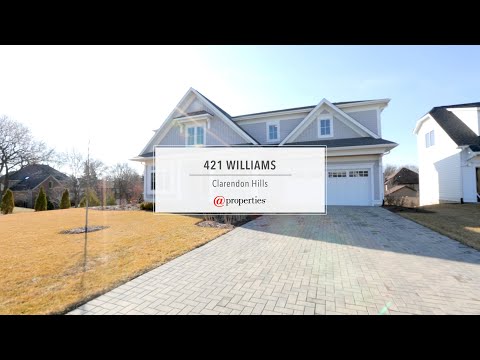 421 Williams Court, Clarendon Hills, IL home video tour