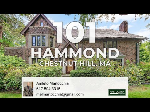 101 Hammond Street, Chestnut Hill, MA home video tour