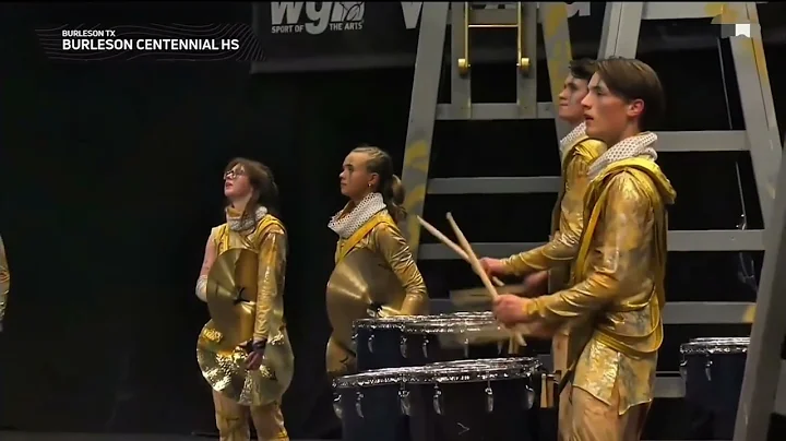 Burleson Centennial HS Drumline - 2025  - "They Can't Hear You" - Wgi Finals