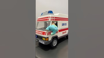 Impostor Jey Jey Plays with Ambulance, Police Car and Fire truck 🚒 🚑🚔✅🤩❤️🥰🤣 #cute #shorts