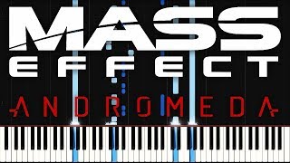 M Effect Andromeda - Heleus Galaxy Map Synthesia Piano