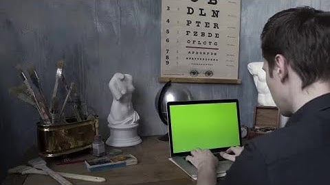 Man Typing On Computer Stock Video