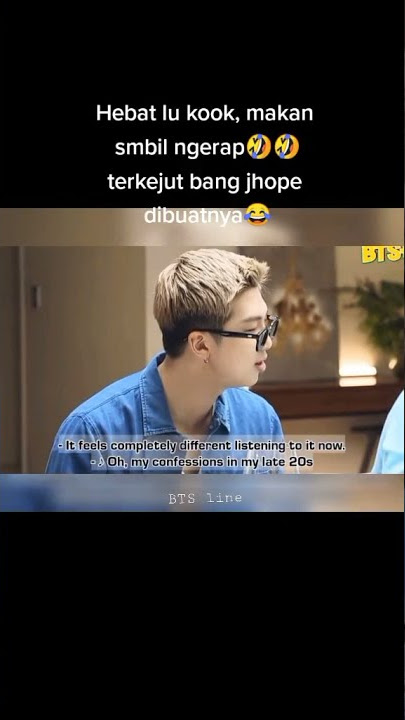 Jungkook makan pun bisa ngerap🤣😭   #Jungkook #J-Hope #BTS #Short
