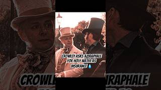 Crowley Asks Aziraphale For Holy Water As Insurance 💧 #goodomens #shorts #funny #short