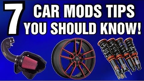 7 Car Mod Tips You Should Know BEFORE Modding Your Car!!