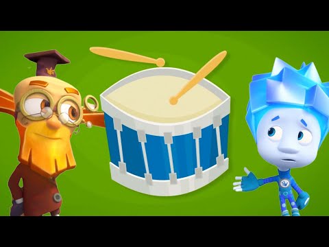 Nolik learns to Drum | The Fixies | Cartoons for Children