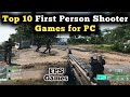 Top 10 Best FPS Games || Best First Person Shooter Games for PC