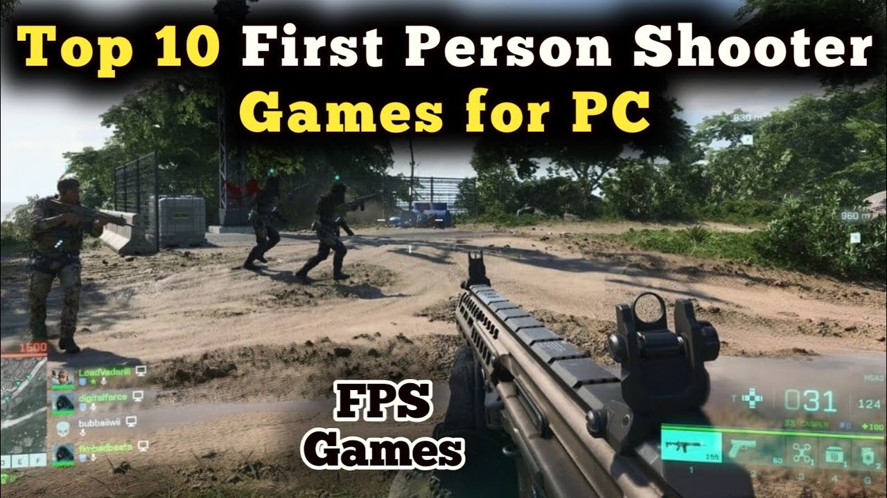 Top 10 Best FPS Games || Best First Person Shooter Games for PC - YouTube