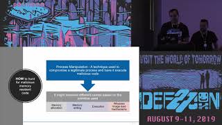 Carlos Garay - Memhunter Automated Hunting Of Memory Resident Malware - DEF CON 27 Blue Team Village