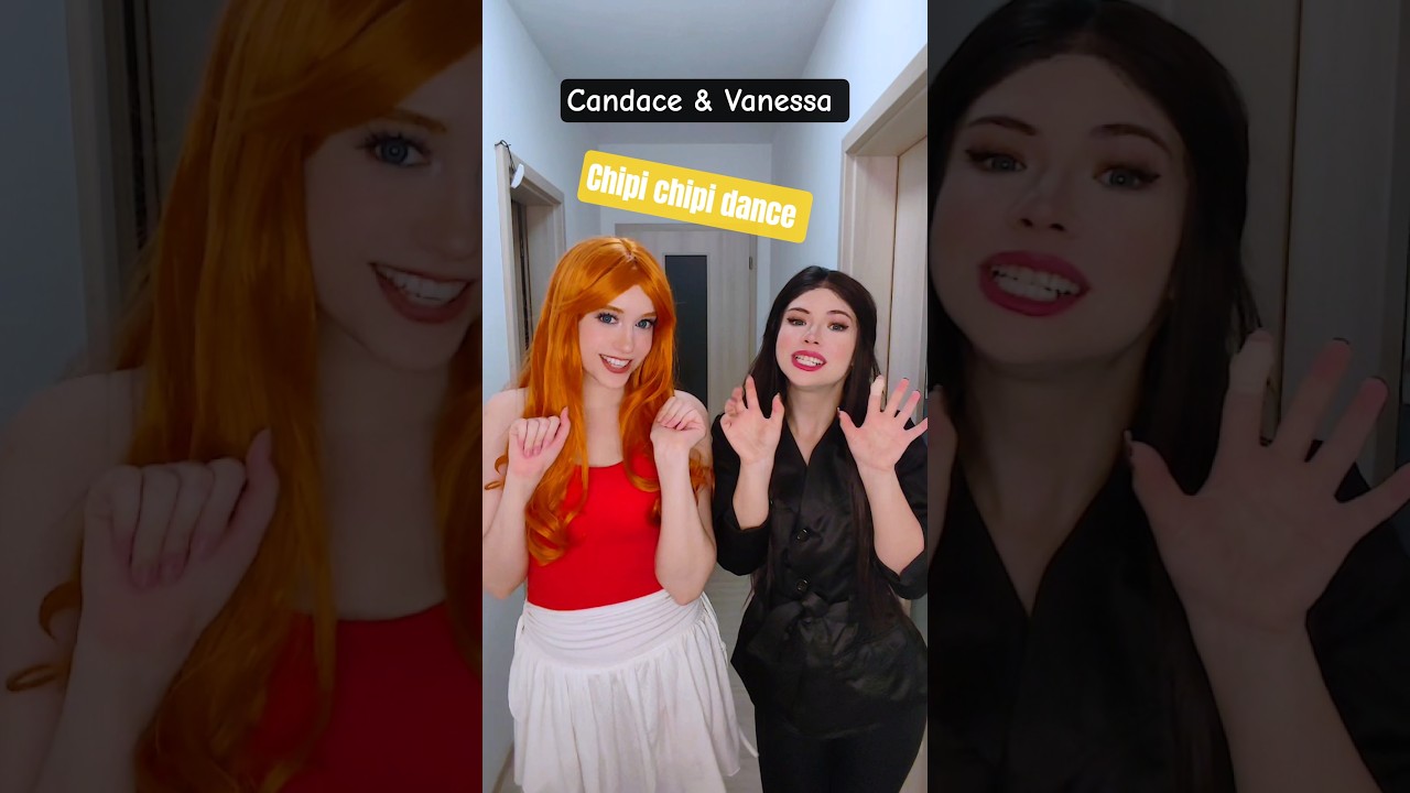 Chipi Chipi dance | Candace & Vanessa @nikkihatsunecosplay #cosplay #shorts