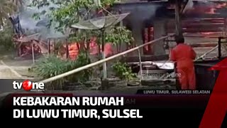 Kebakaran Hanguskan 3 Rumah Warga di Luwu Timur | Kabar Siang tvOne
