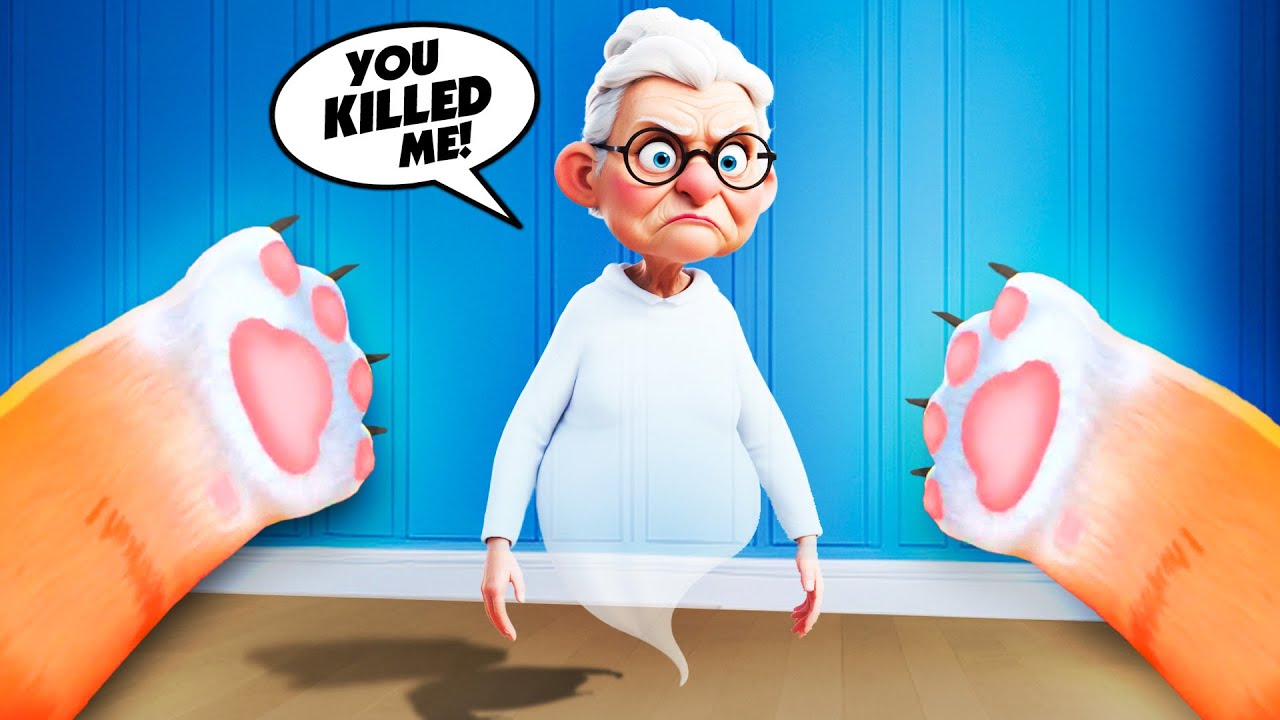 GRANNY Becomes a GHOST! - I Am Cat VR - YouTube