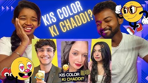 Sibling reaction On Konse Color ki Chaddi Pehni Hai Roast | Triggered insaan reaction video