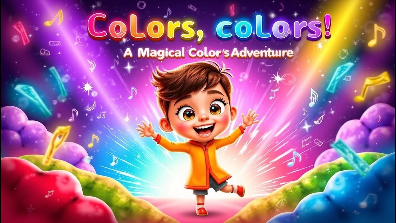 🟥🟧🟨 Colors, Colors Everywhere! 🎵 A Magical Color Adventure!. - Tiny Tubes TV