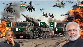 Pakistan India War- Indian Fighter Jets & Tanks Attack on Pakistani Army convoy in GTA 5 screenshot 5
