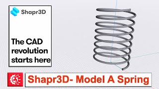 Shapr3D- Draw A Spring