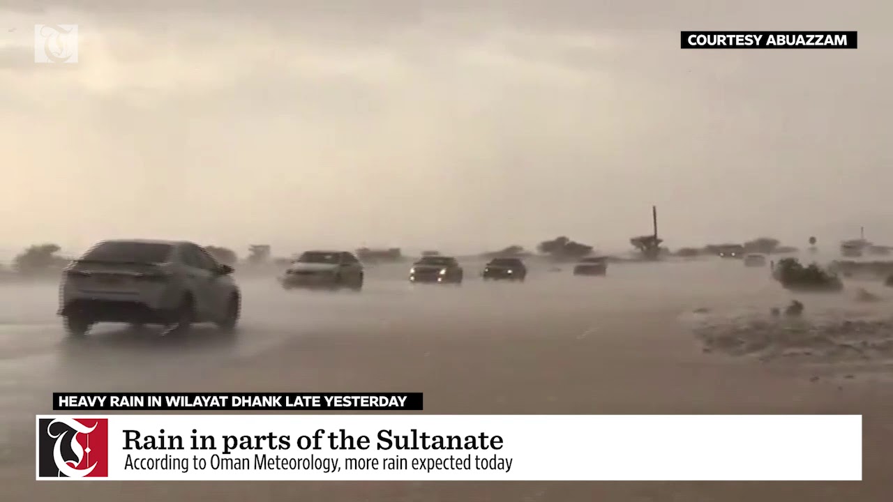 According to Oman Meteorology, more rain expected today doha mapa