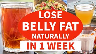 How To Lose Belly Fat NATURALLY In 1 Week| Burn Belly Fat at Home | Lose Weight Fast|EatmoreLosemore