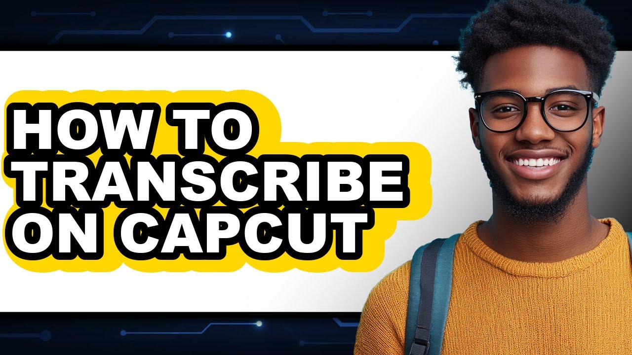 How to Transcribe on Capcut (full Guide) - YouTube