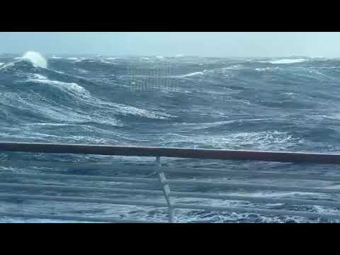 Captivating Waves on the Saga Spirit of Discovery Cruise Ship | Bay of Biscay Adventure
