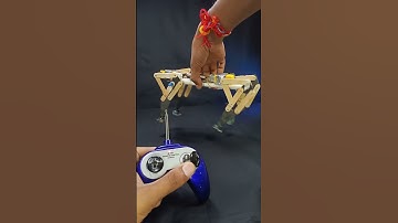 DIY DC motor projects Idea || Homemade walking Robot @HackerJP