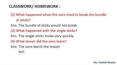 2 4 Story Time Unity Is Strength Exercise