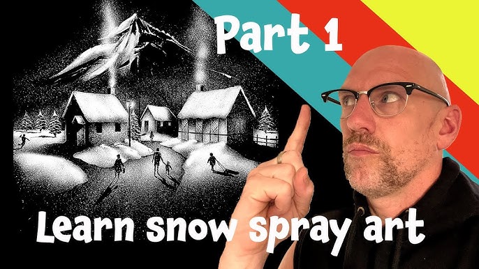 Window Snowflakes are So Easy using Window Snow Spray! - Leap of