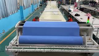 Automated Fabric Spreading Machine Boston Scurb Factory