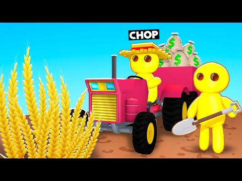 CHOP BECAME FARMER AND SUPER RICH IN WOBBLY LIFE