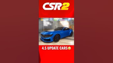 *LEAKED* 4.5 UPDATE CARS! CSR2 #csr2 #csr2racing