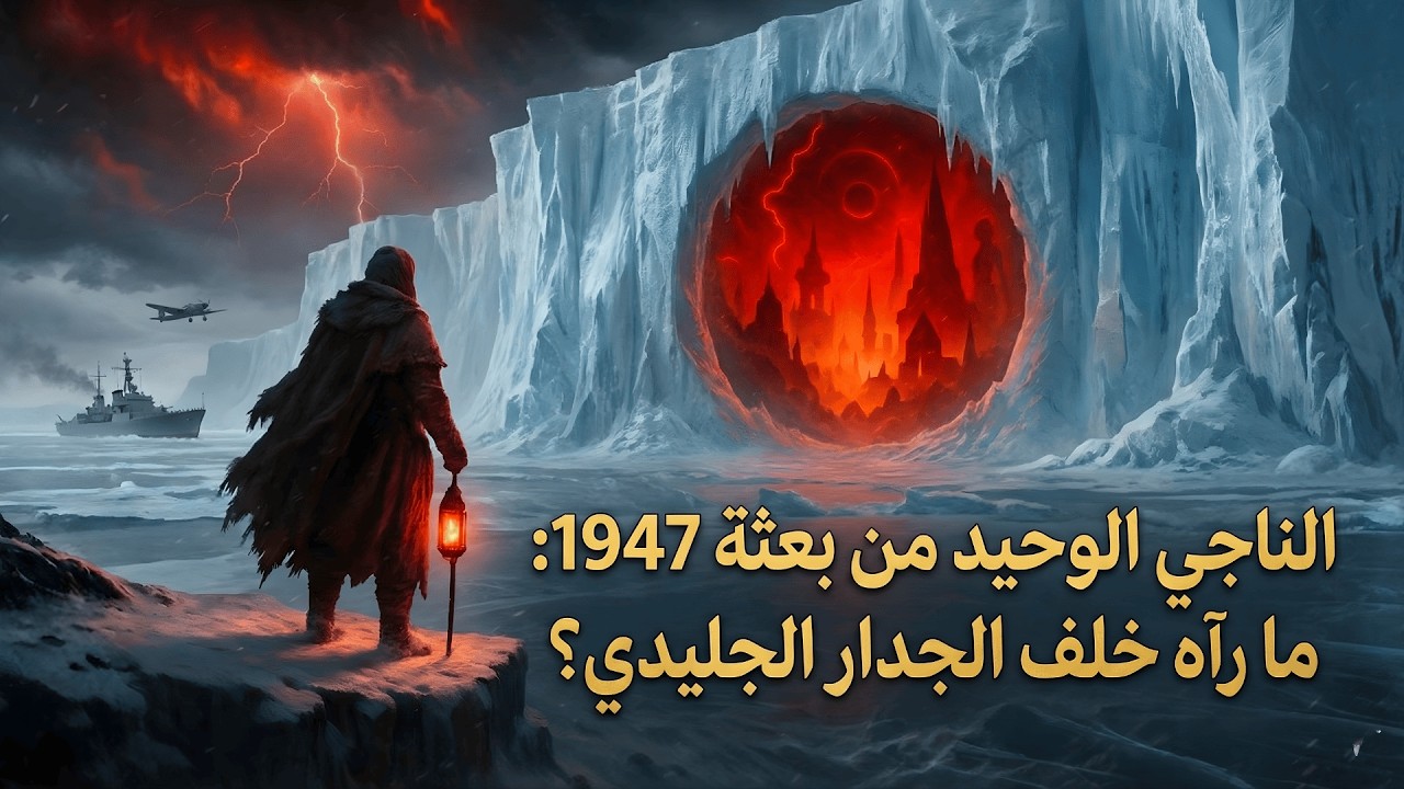 الناجي الوحيد من بعثة 1947: ما رآه خلف الجدار الجليدي في القارة القطبية الجنوبية