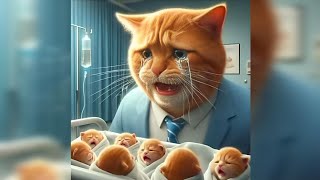 respect ur mother by this pregnant cat story💔❤️‍🩹 emotional story #cute cat# Love story of pregnancy
