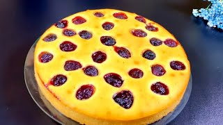 Summer cake with cherries or cherries 🍒