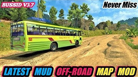 LATEST MUD OFF-ROAD MAP MOD For Bus Simulator Indonesia || Bussid V3.7.1 || Pak Zigar Gamer ||