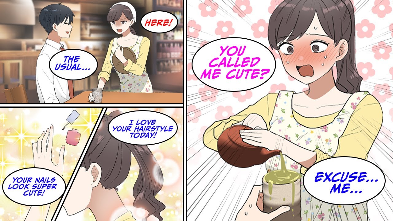 [RomCom] The restaurant's poster girl who's cold only to me gets flustered... [Manga Dub]