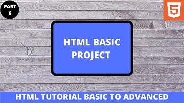 Html basic project for beginners in hindi part 6 | by programmer shakil