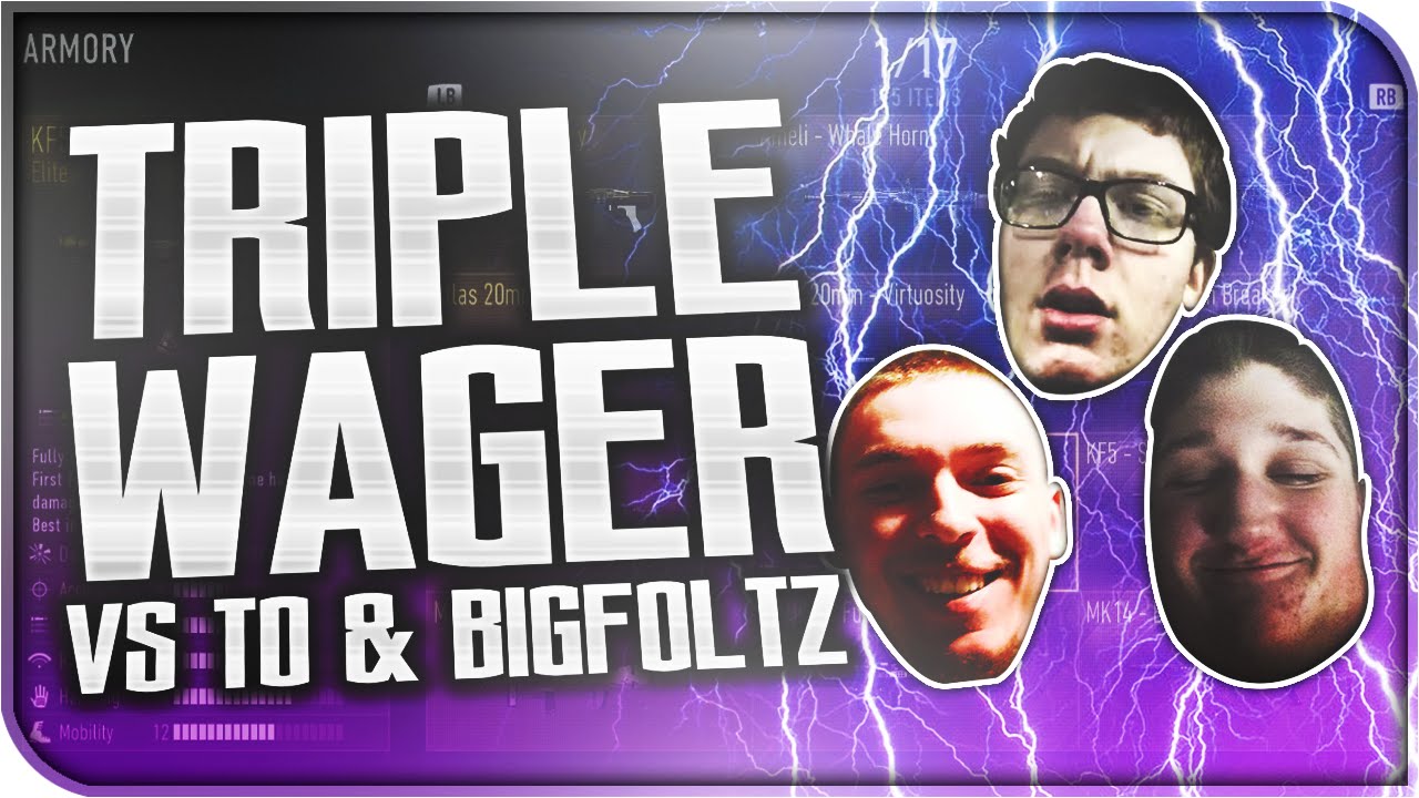 TRIPLE LEGENDARY WAGER MATCH! Biggest Legendary Gear WAGER EVER! (Legendary Supply Drop Gear COD AW)
