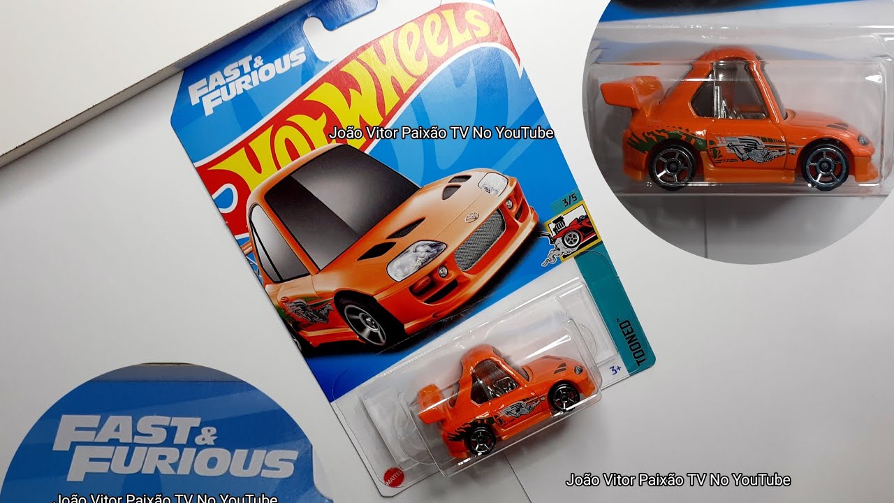 Tooned '94 Toyota Supra - Fast & Furious - Hot Wheels - Linha