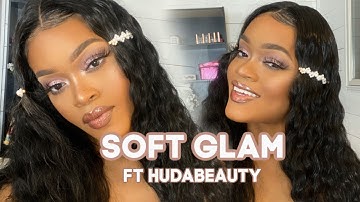 SOFT GLAM WITH HUDA BEAUTY| HOW TO GET FLAWLESS EVERYDAY MAKEUP  | ANDELELARA