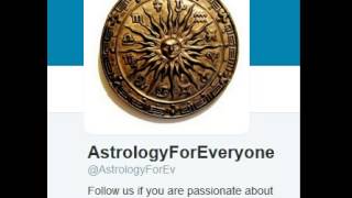 AstrologyForEveryone is Now on Twitter! Follow Horoscope and Astrology Updates!