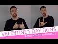 Valentine's Day Words and Phrases in BSL