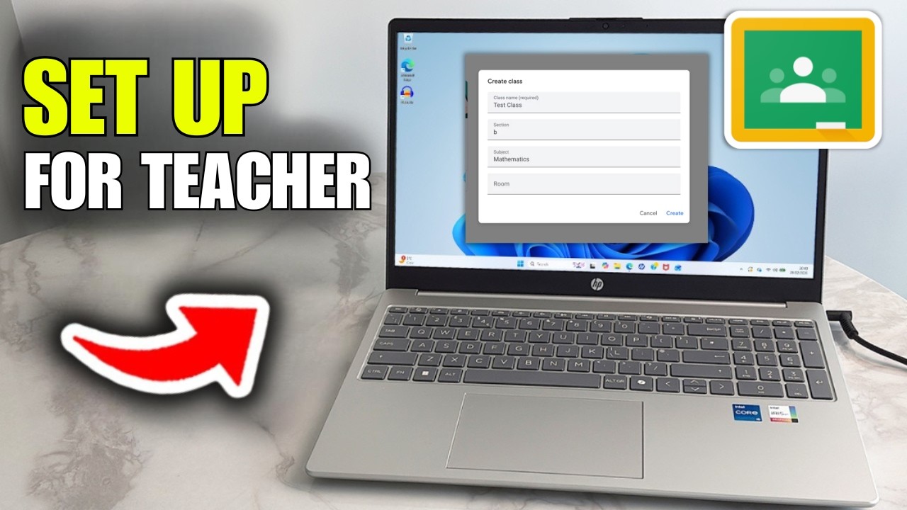 How To Set Up Google Classroom For Teachers - Full Guide - YouTube