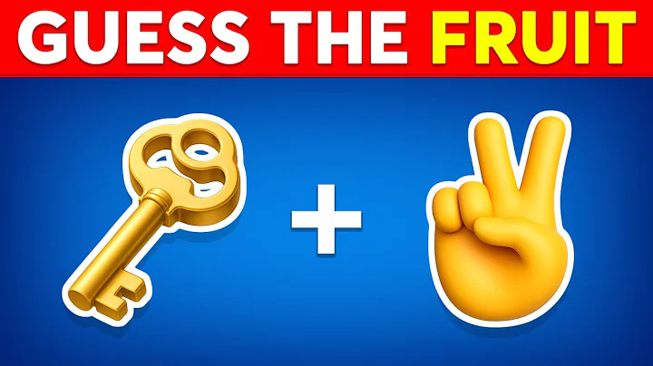 Guess the FRUIT by Emoji? 🍎🍌🍓 Emoji Quiz 2025 | Quiz Dino