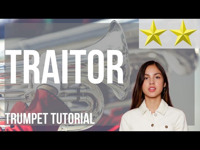 Olivia Rodrigo traitor Sheet Music in Eb Major (transposable