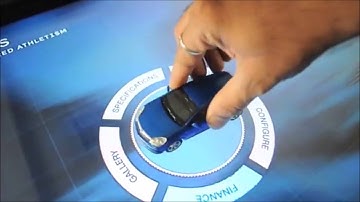 Tangible Touch Table Automobile Showroom