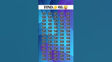 find 😜???👉 05 #maths #gkquestion #find find the odd number💋 #puzzle #puzzle #iqtest #gkquiz #shorts