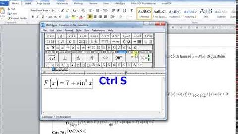 Lỗi mathtype gõ công thức bị lệch dòng | Wmp Phần Mềm