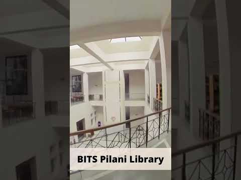 BITS Pilani Library tour #shorts #bits #bitspilani #library #jee #students #motivation #librarytour