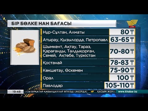 Бейне: АҚШ-та бір бөлке нан қанша тұрады?