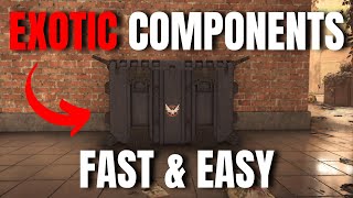 The Division 2 - FASTEST WAY TO FARM EXOTIC COMPONENTS (2024) - FULL GUIDE